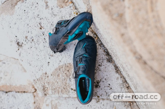 Shimano launch new RX8 gravel race shoe off road.cc